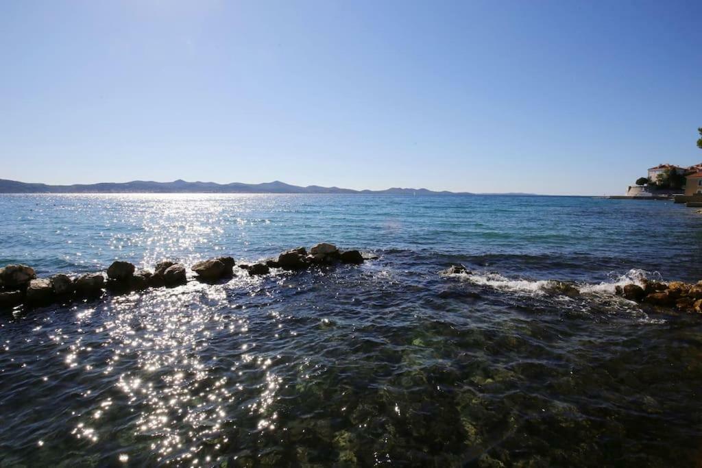 Seafront Beach Apartment - Directly At The Beach Zadar Eksteriør bilde