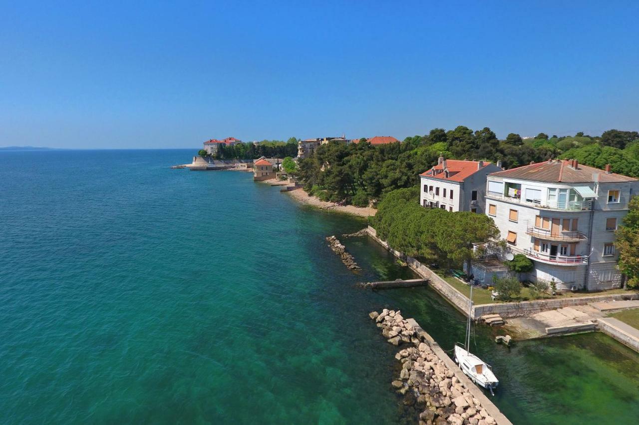 Seafront Beach Apartment - Directly At The Beach Zadar Eksteriør bilde